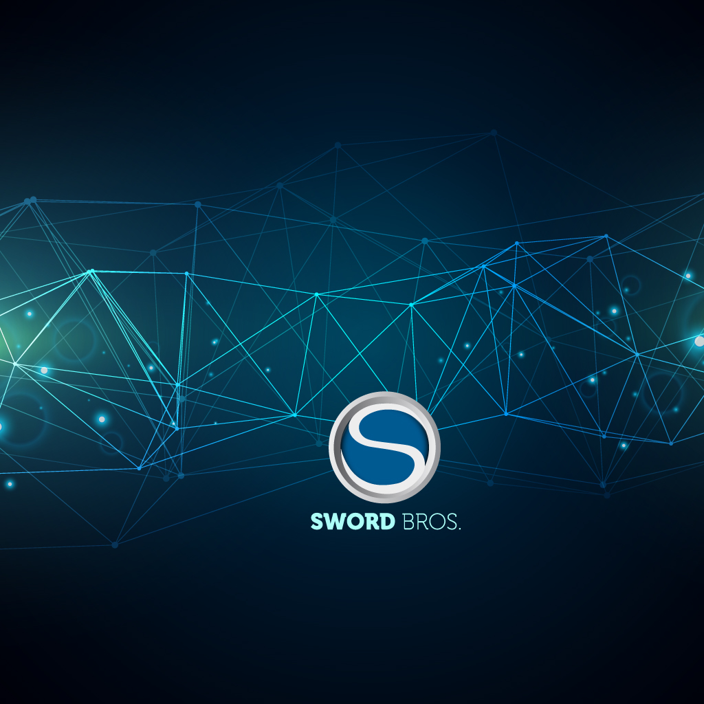 swordbros  sword bros logo  branding blue sky technologies