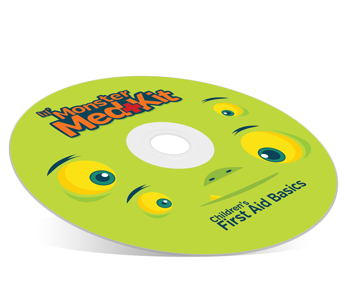 poster package design  children's product monster Med-Kit CD cover