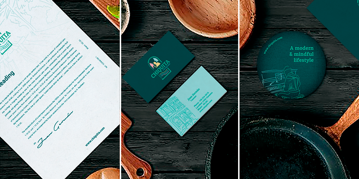 marca identity restaurant Verde miami logo ilutration jass crehana branding 