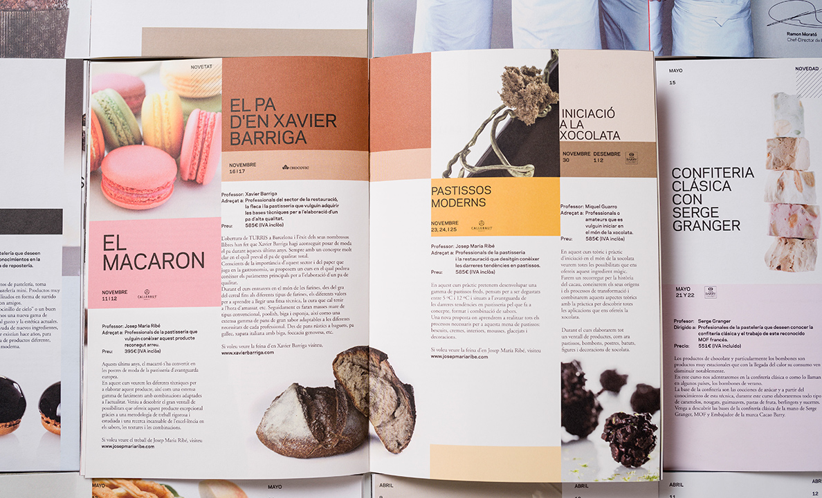 magazine catalog brochure chocolate pastry