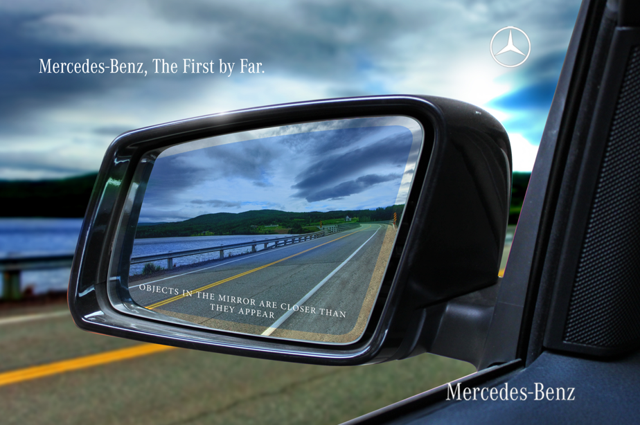 Merecedes Benz print ad poster