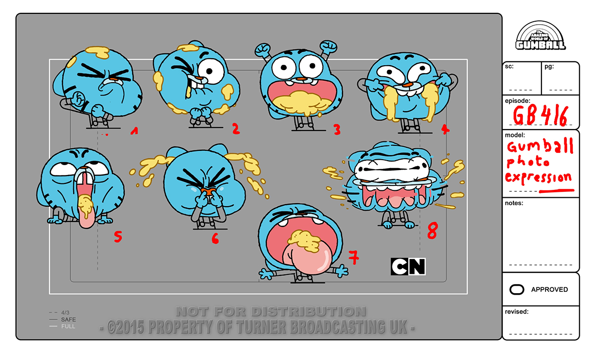 Character+design Gumball Cartoon+Network yoann+hervo