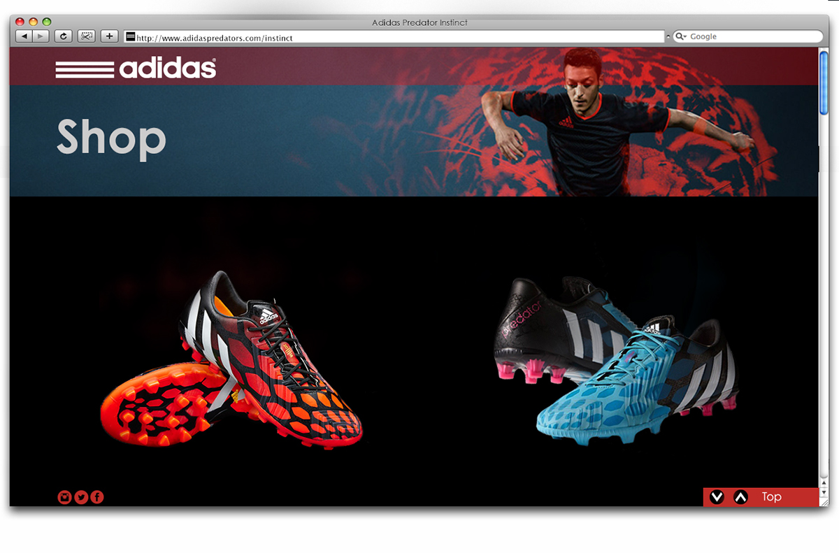 adidas Predator Instinct soccer futebol sports design