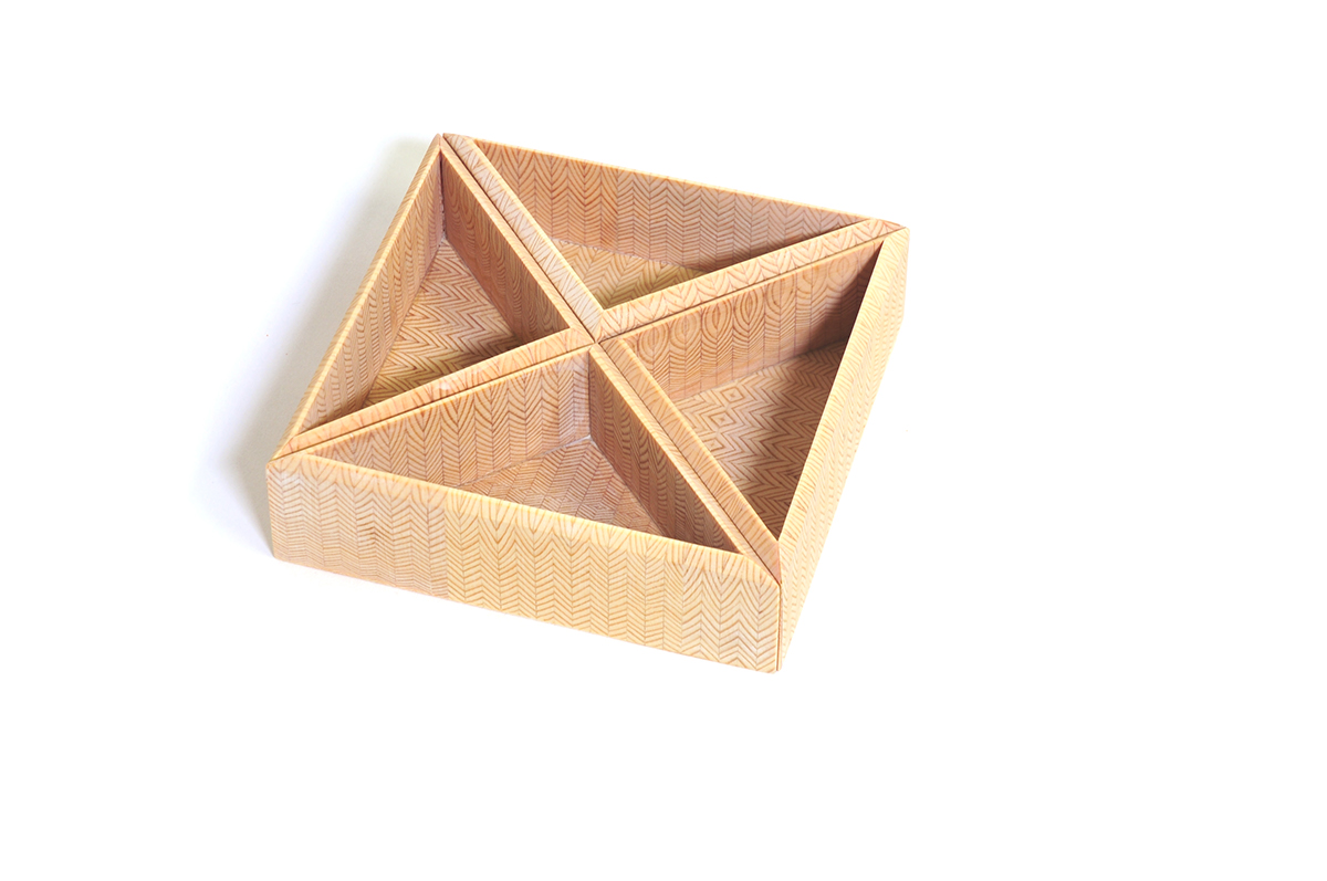 end grain wood pine box Simin product