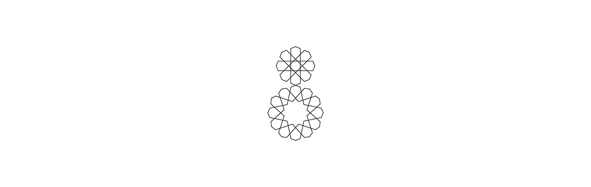 Adobe Portfolio arabic Arabesque pattern Arabic Pattern geometry geometric thread thread art sculpture black blue