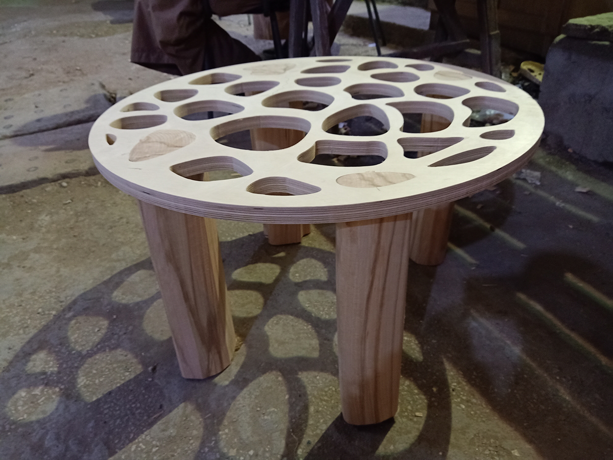 coffee table table furniture design wood eman sayed