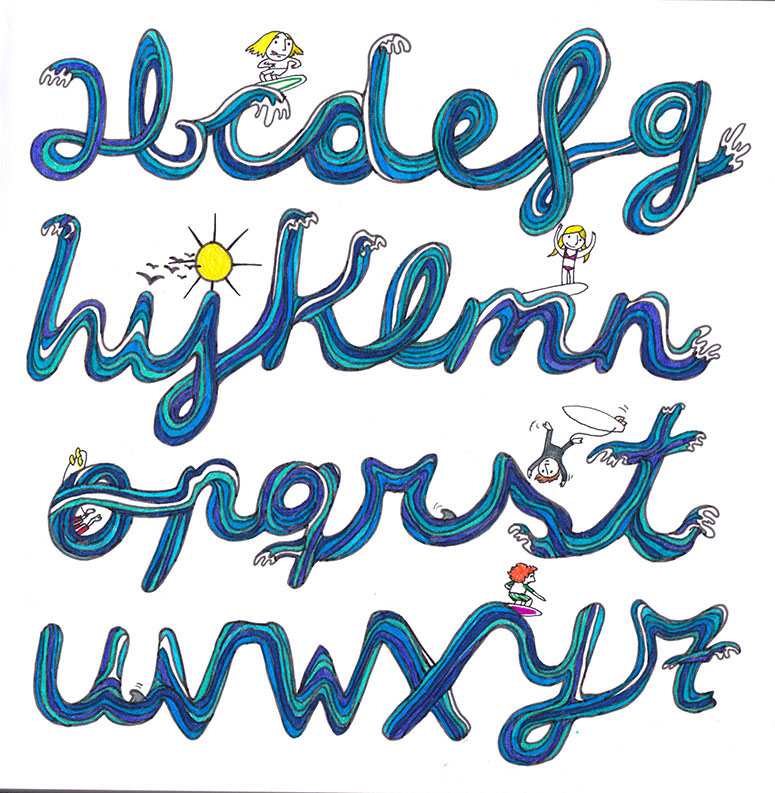 lettering letras alfabeto abecedario
