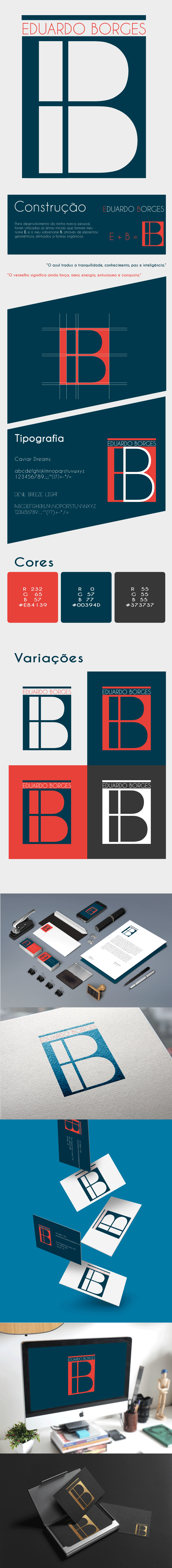 personal branding logo Direção de arte
