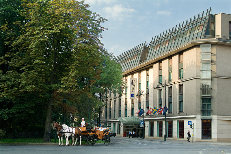 cracow krakow hotel poland Radisson SAS Radisson BLU Wawel