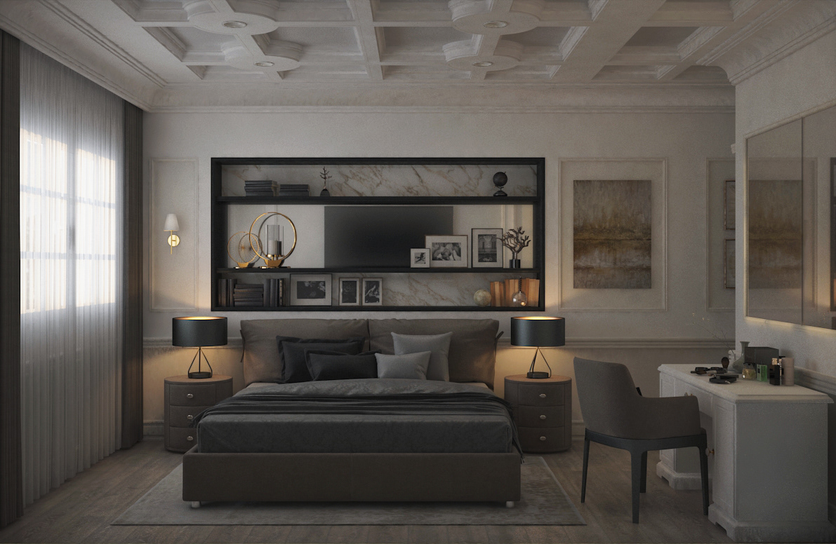 classic design interior design  architecture vray 3dsmax 3d render classic style Classic