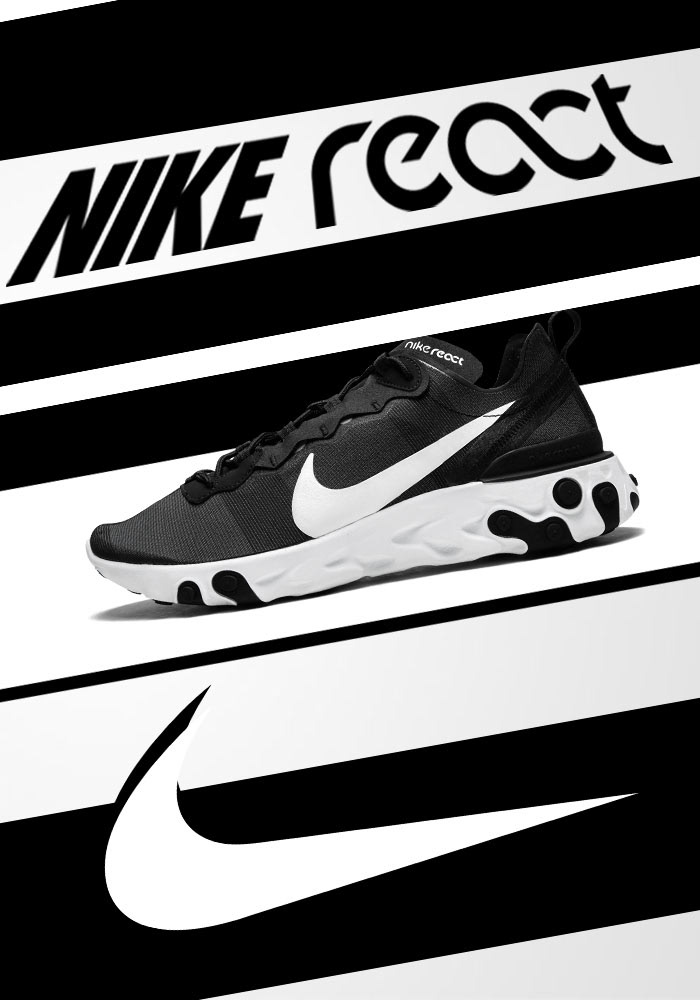 Exemple d'affiche publicitaire Nike on Behance