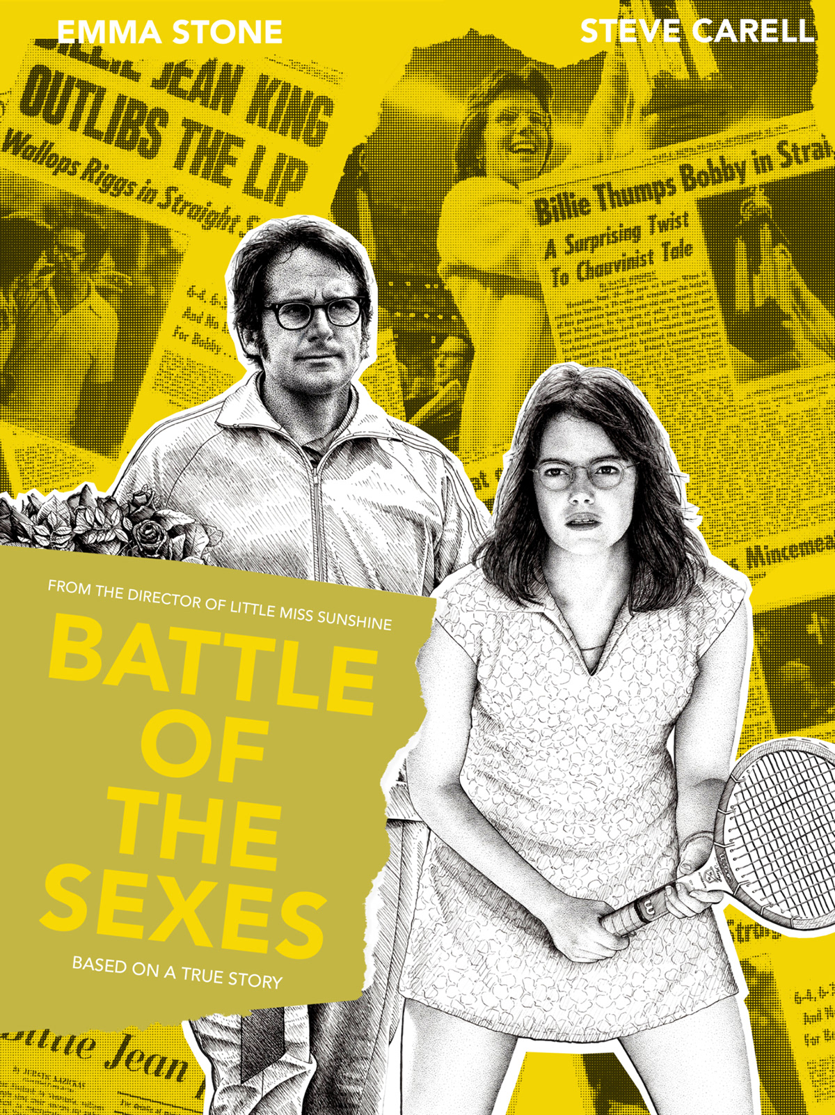 Battle Of The Sexes - Original Movie Poster