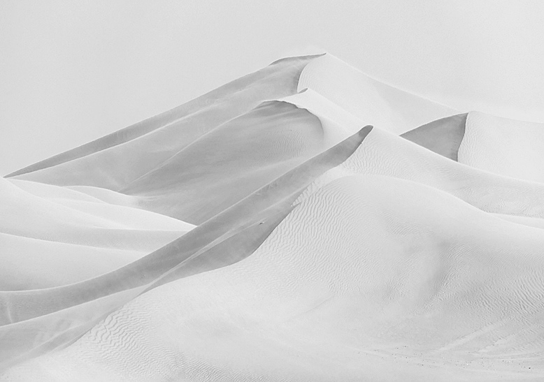 desert sand dunes UAE dubai Al Madam black and white Photography  fine art