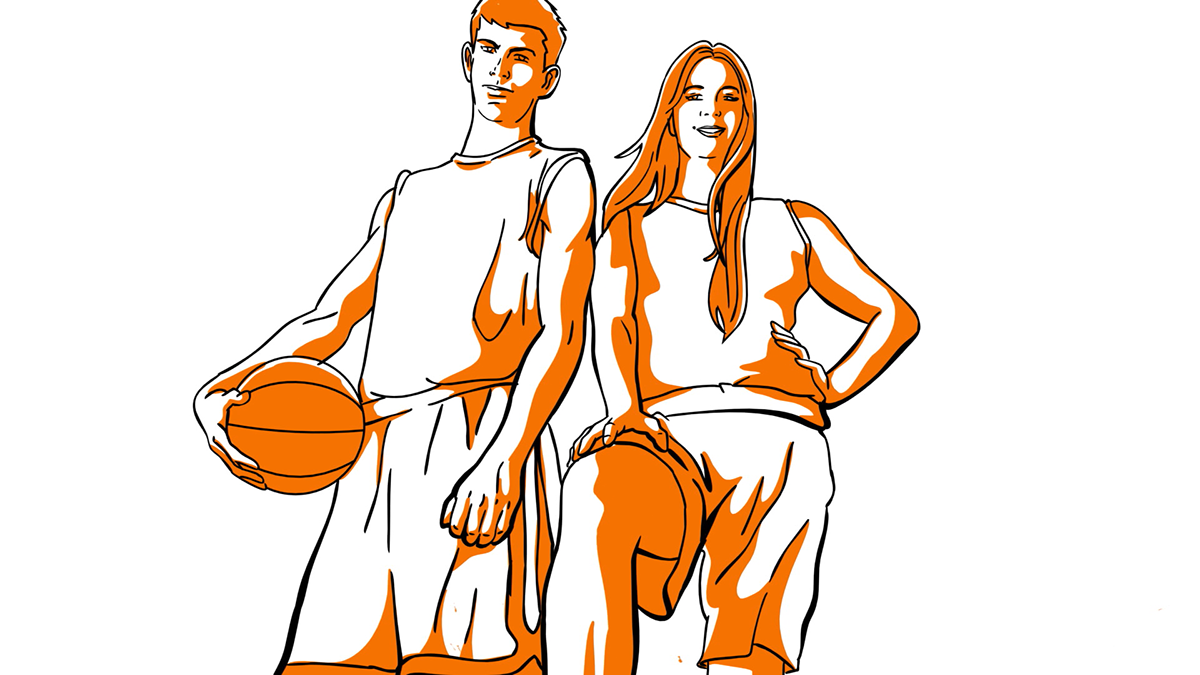 sport animation  art digital illustration teen color Baskettball