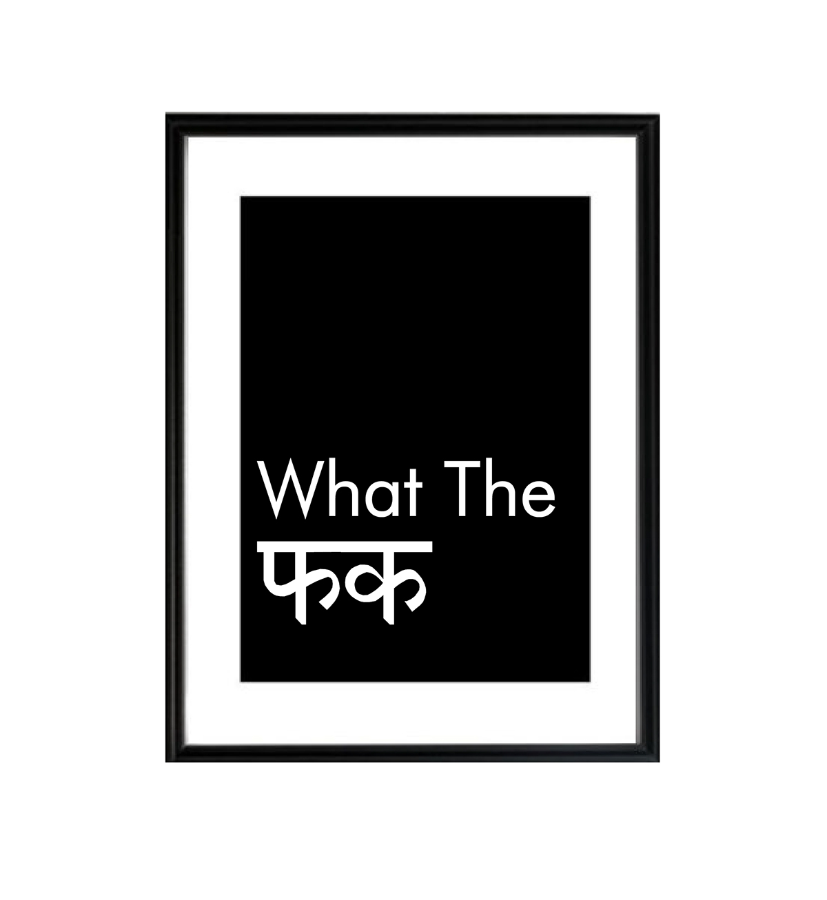poster minimal hindi typography