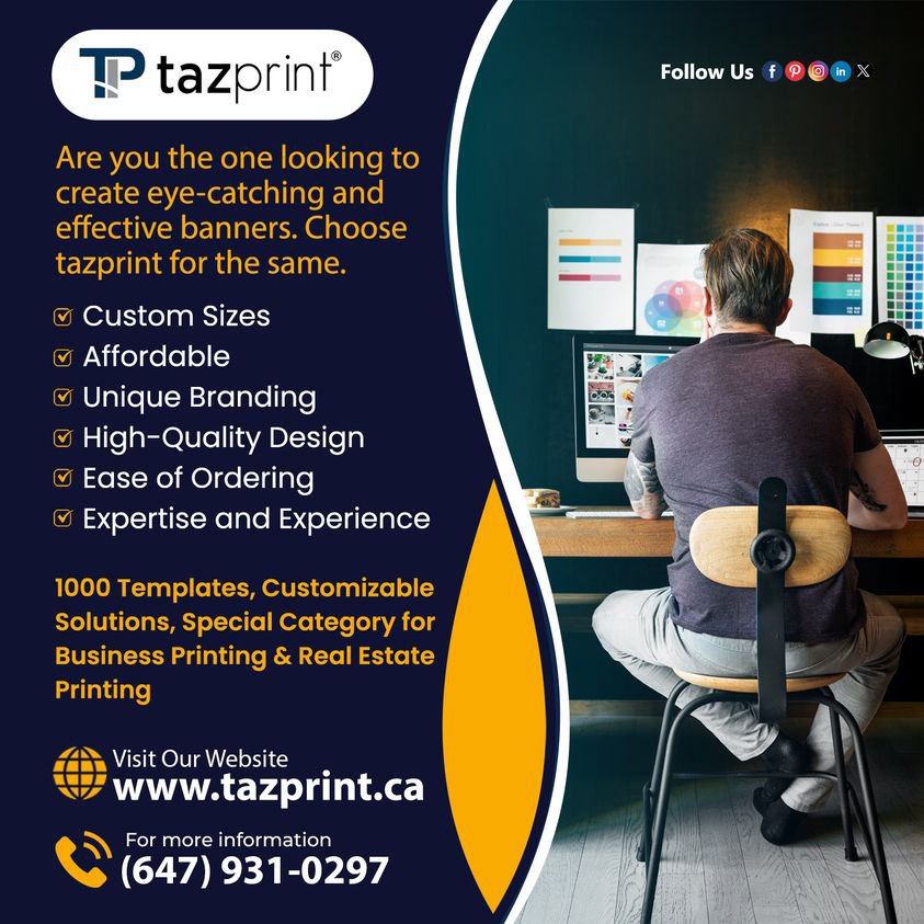 Canada online printing services Taz Print
