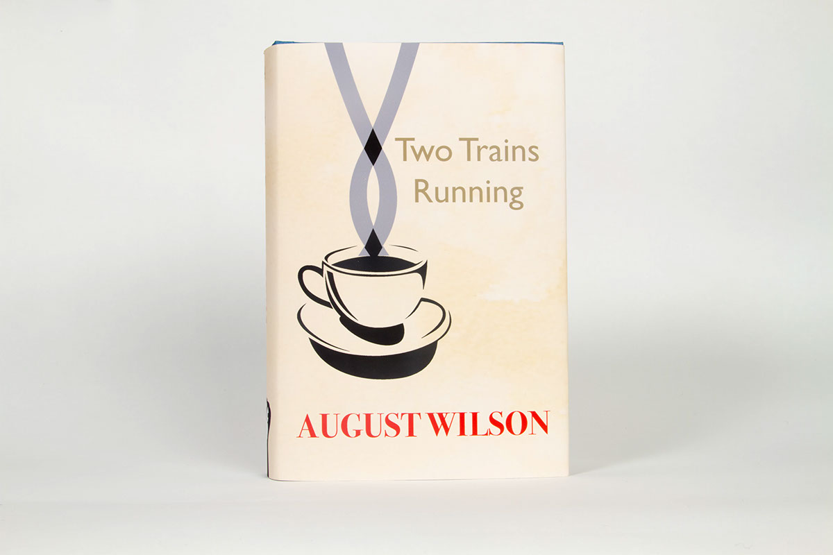 book jackets August Wilson two trains running seven guitars book book cover
