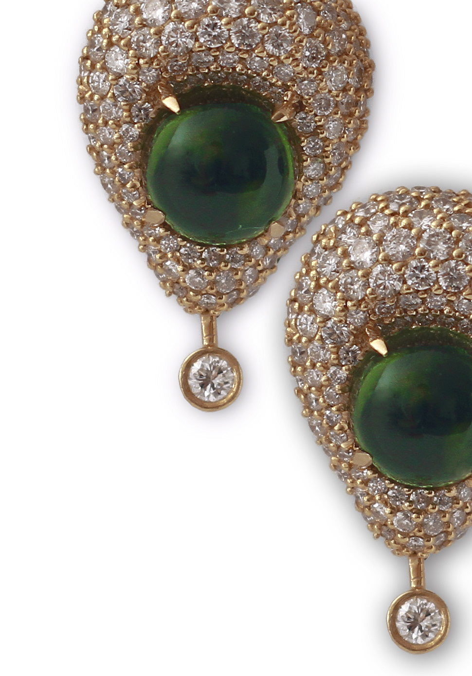 jewelry gold diamond  precious stones semi-precious stones earrings
