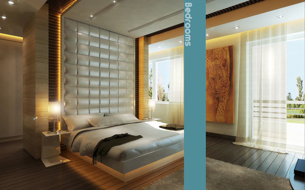 Bedrooms 3D MAX vray Interior