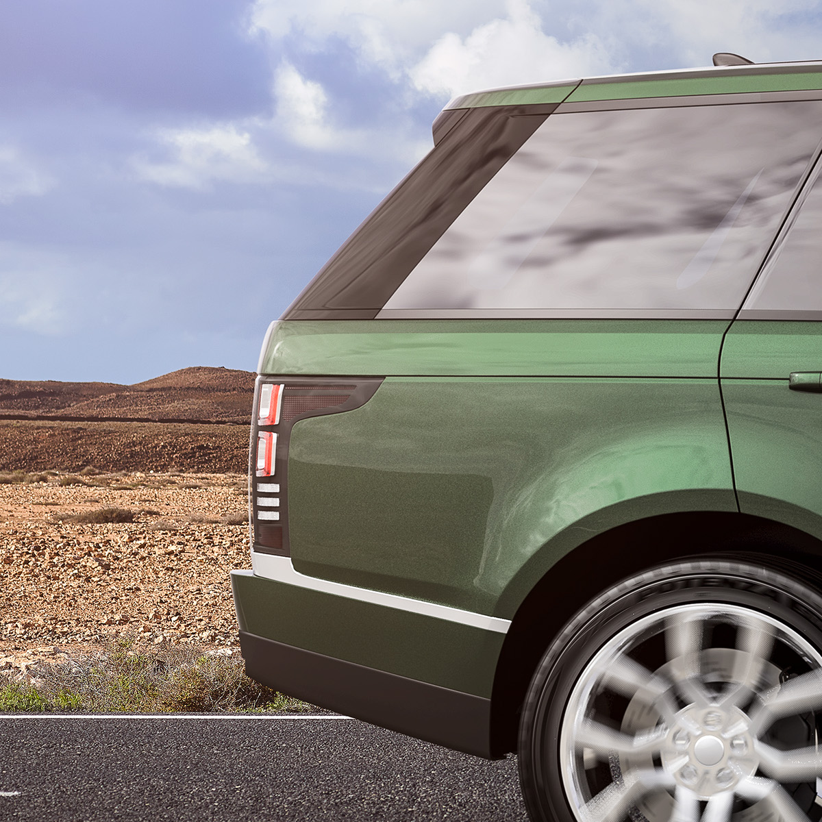 CGI  automotive  range rover Land Rover Fuerteventura