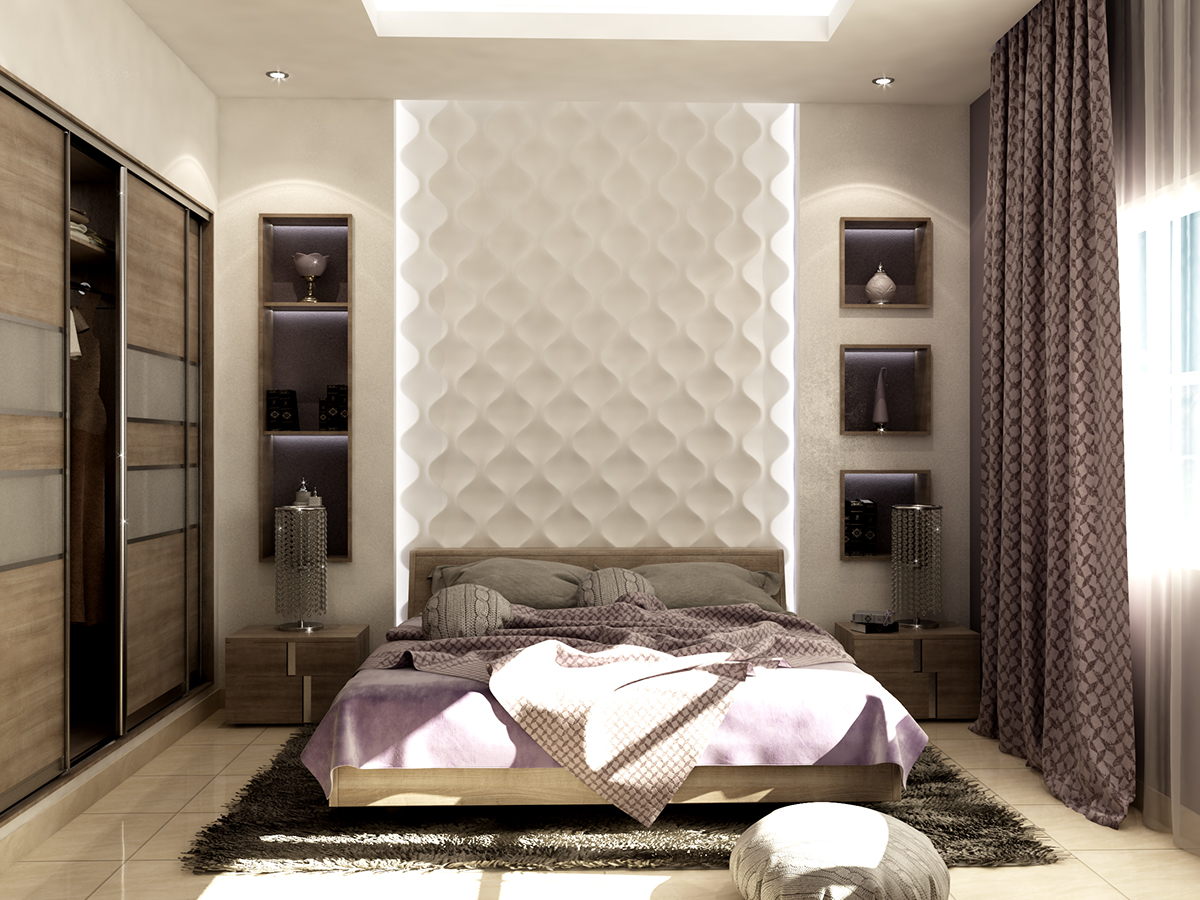 Modern Single Bedroom On Behance