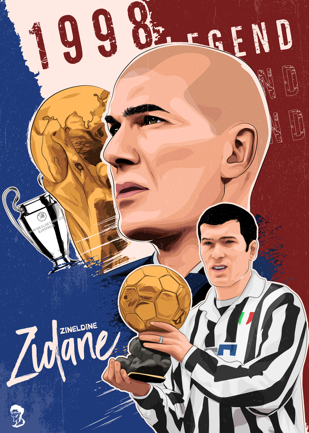 soccer vector art Vector Illustration arsenal Man City Mo Salah Liverpool Zidane Illustrator Real Madrid