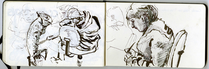 Diego Penuela  sketch moleskine sketchbook