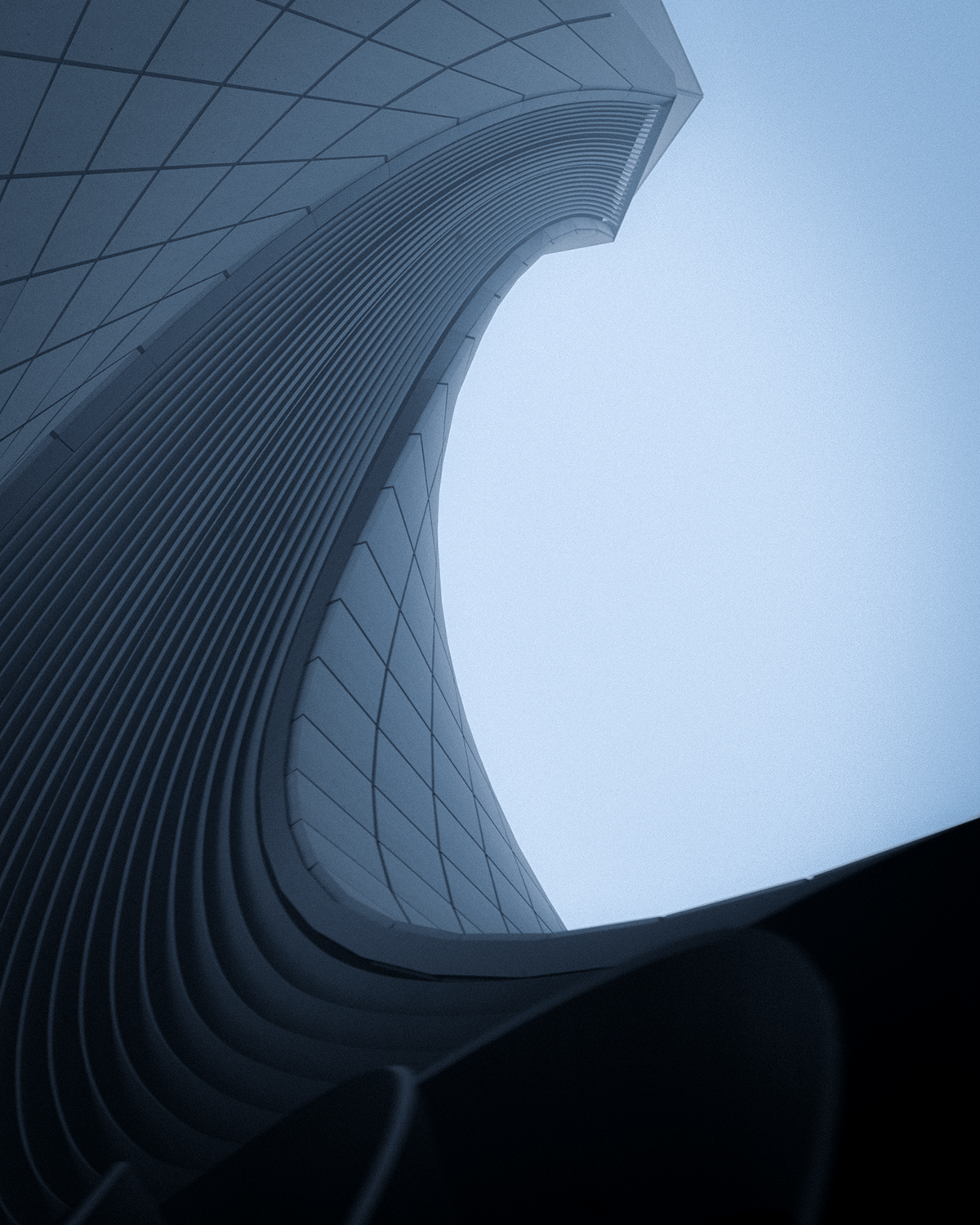 airport tower architecture visualization Render archviz parametric design
