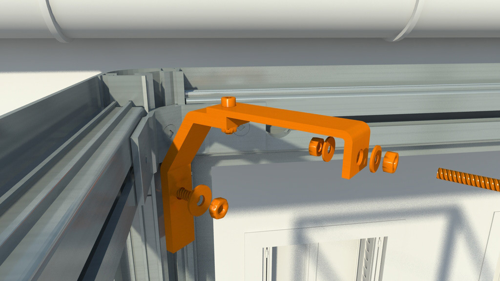 Donzelli S.r.l. Incastellature animazione 3D castelletti ascensori Render rendering filmati virtuali animation 3d