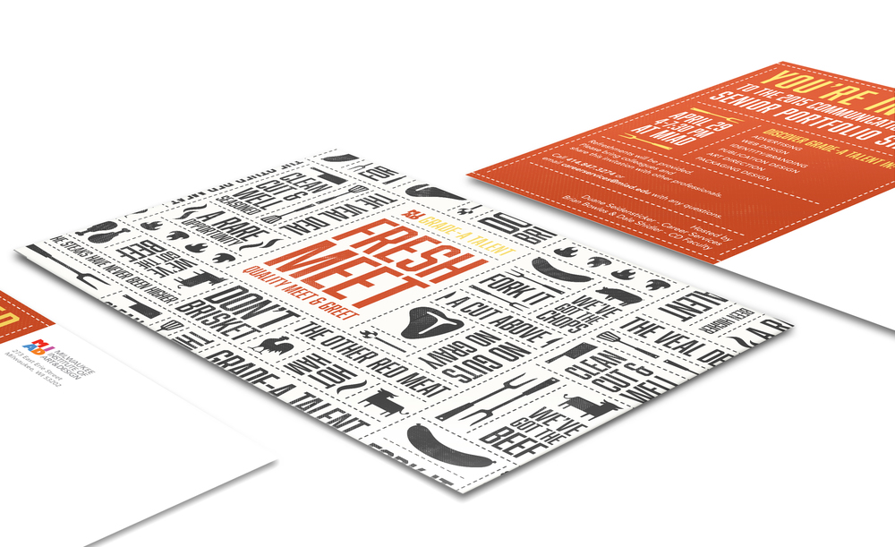 miad Fresh Meet Communication Design postcard portfolio show