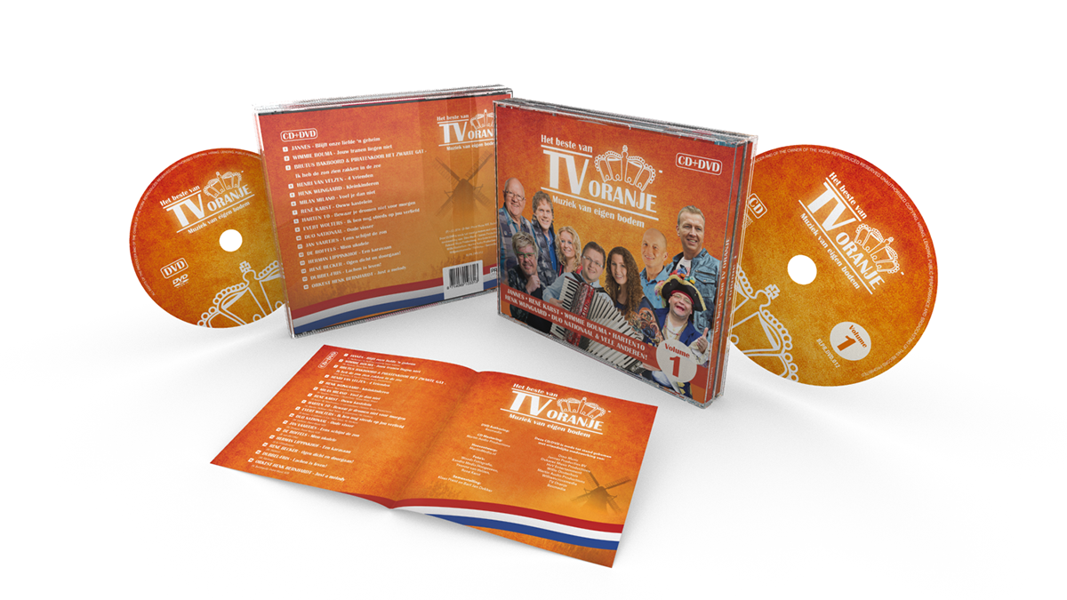 covers mooi wark Henk Wijngaard cd DVD TV Oranje