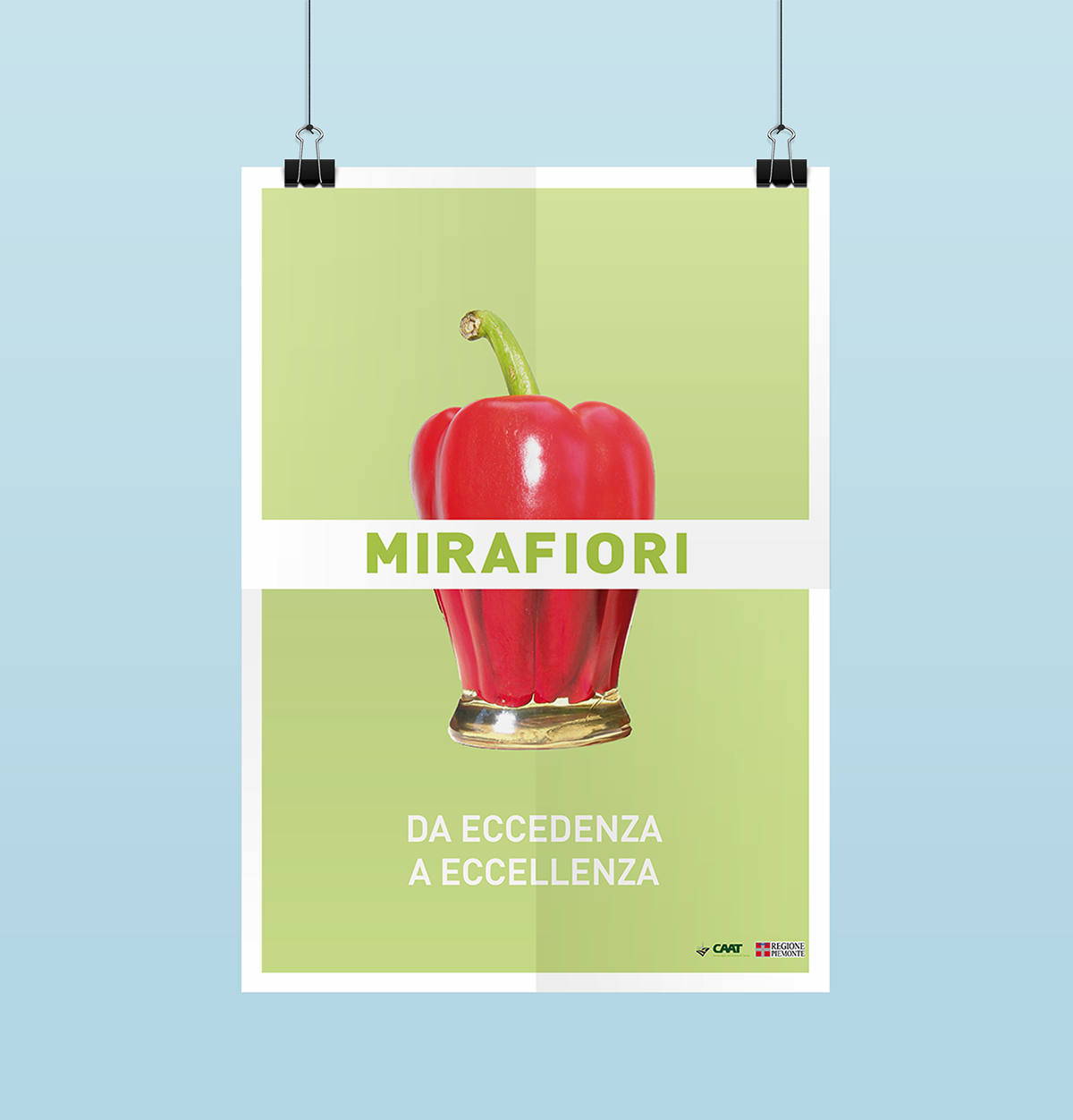 branding  mirafiori eccedenza Fruit vegetable poster colors