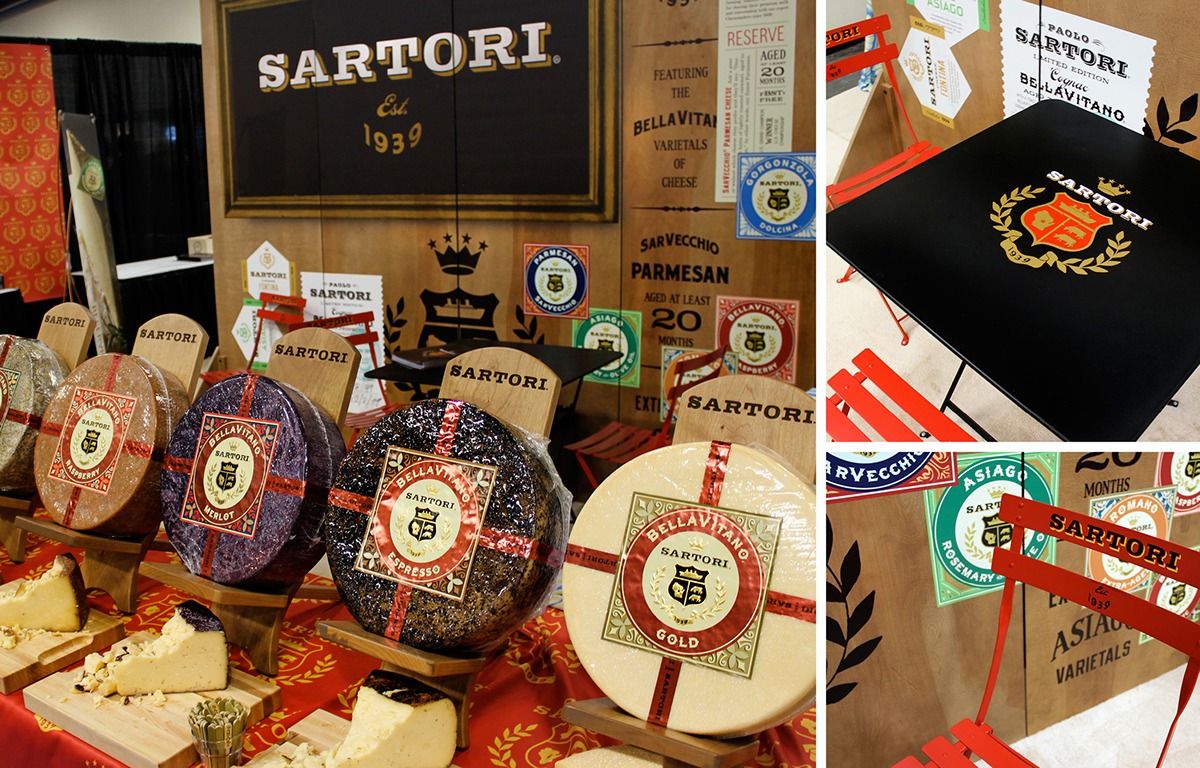 Adobe Portfolio Sartori sartori cheese Cheese Food Packaging Cheese packaging Trade Show Retail Collateral