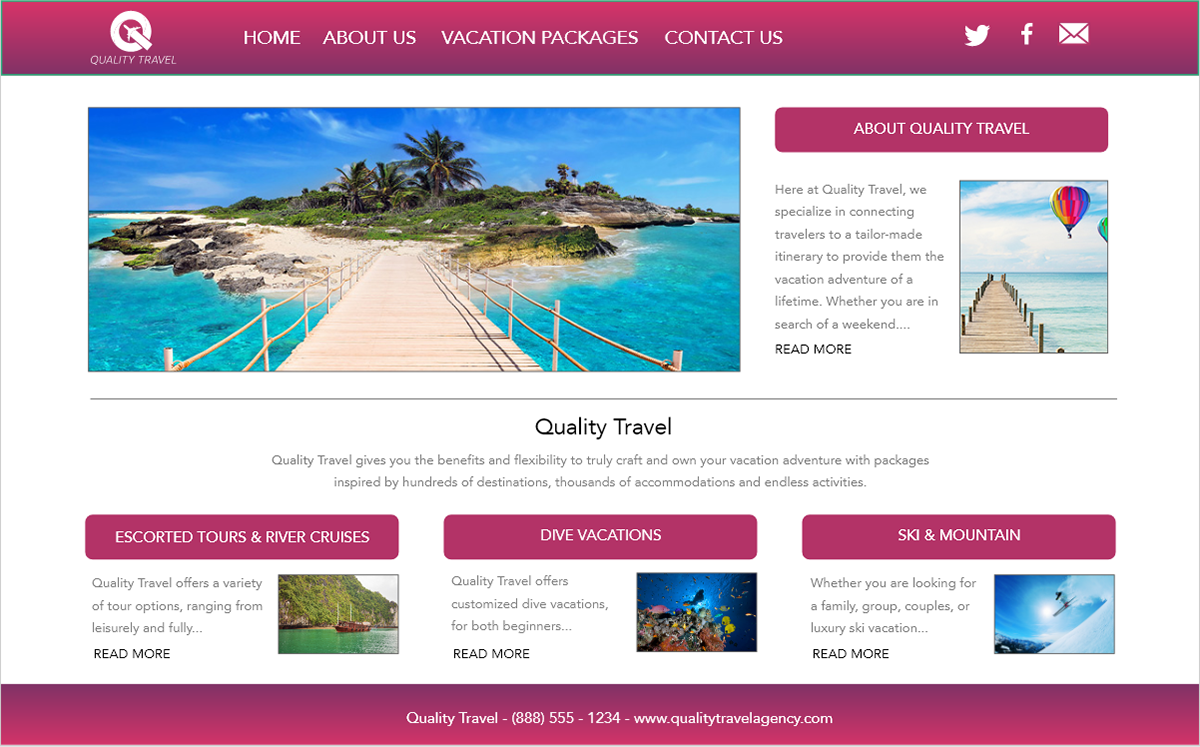 Adobe XD Website Design Website Mockup