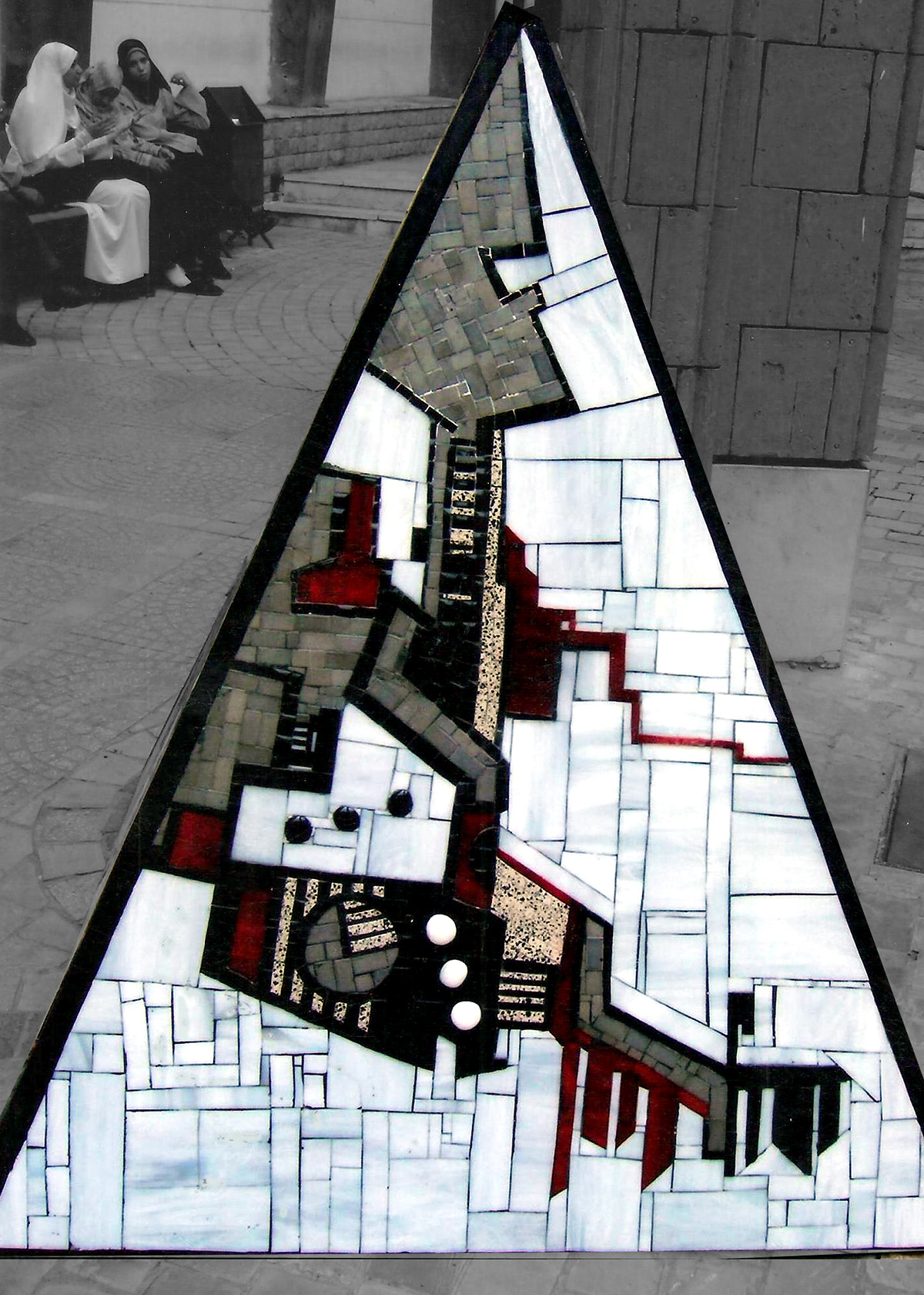 mosaic egypt pyramid fine_arts
