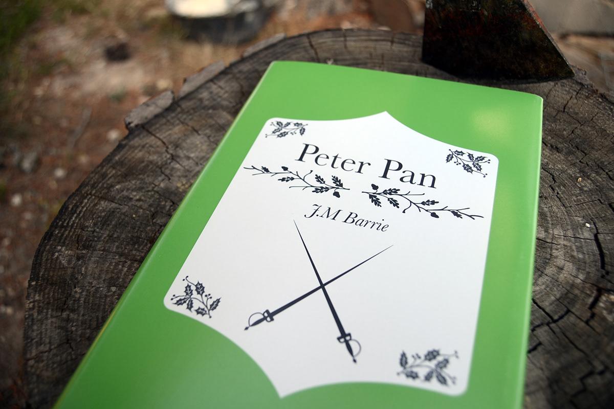 peter pan book editorial redesign