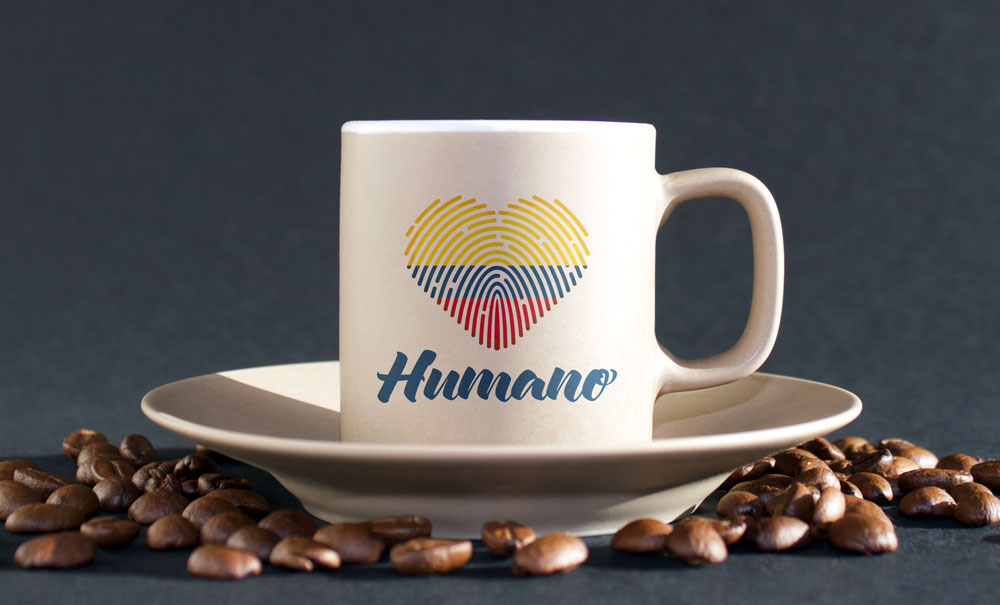 brand marca logo color branding  humano heart colombia