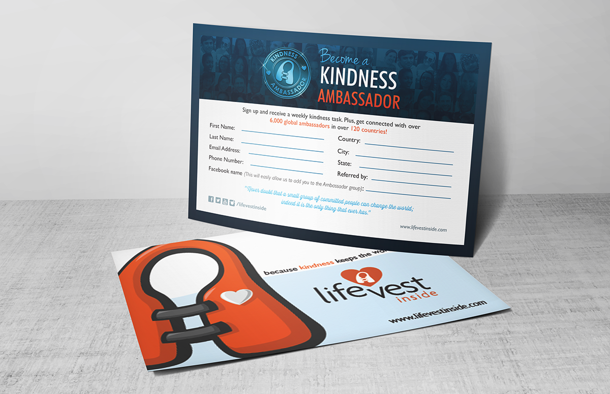 Kindness Ambassador kindness life vest inside Lifevest Inside LVI