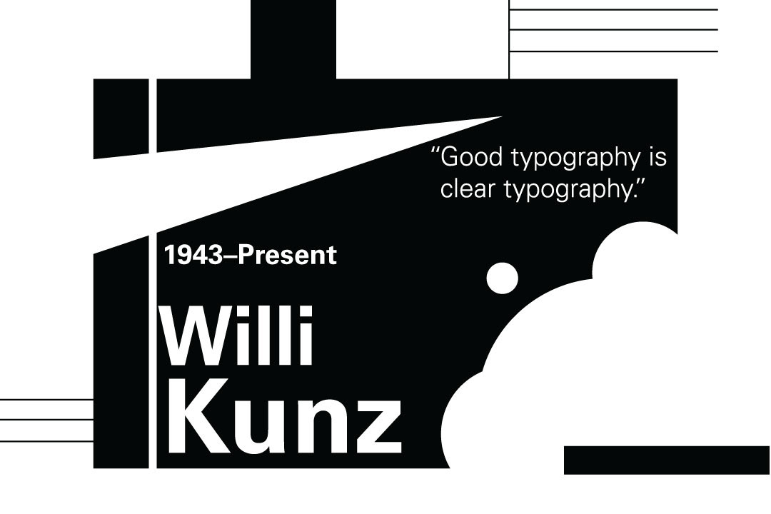 Willi Kunz kunz geomteric modernism postmodernism shape line poster Quoatation