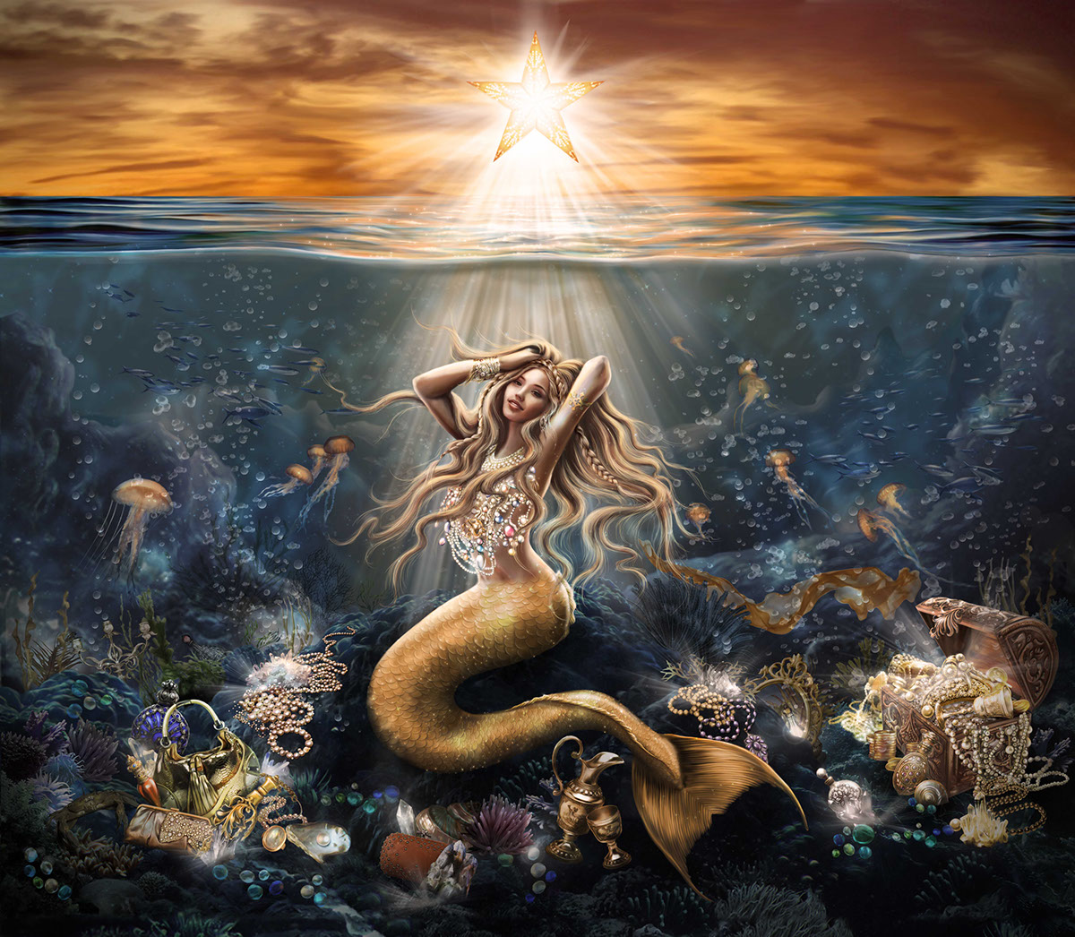 v&a waterfront mermaid fantasy underwater carmen ziervogel