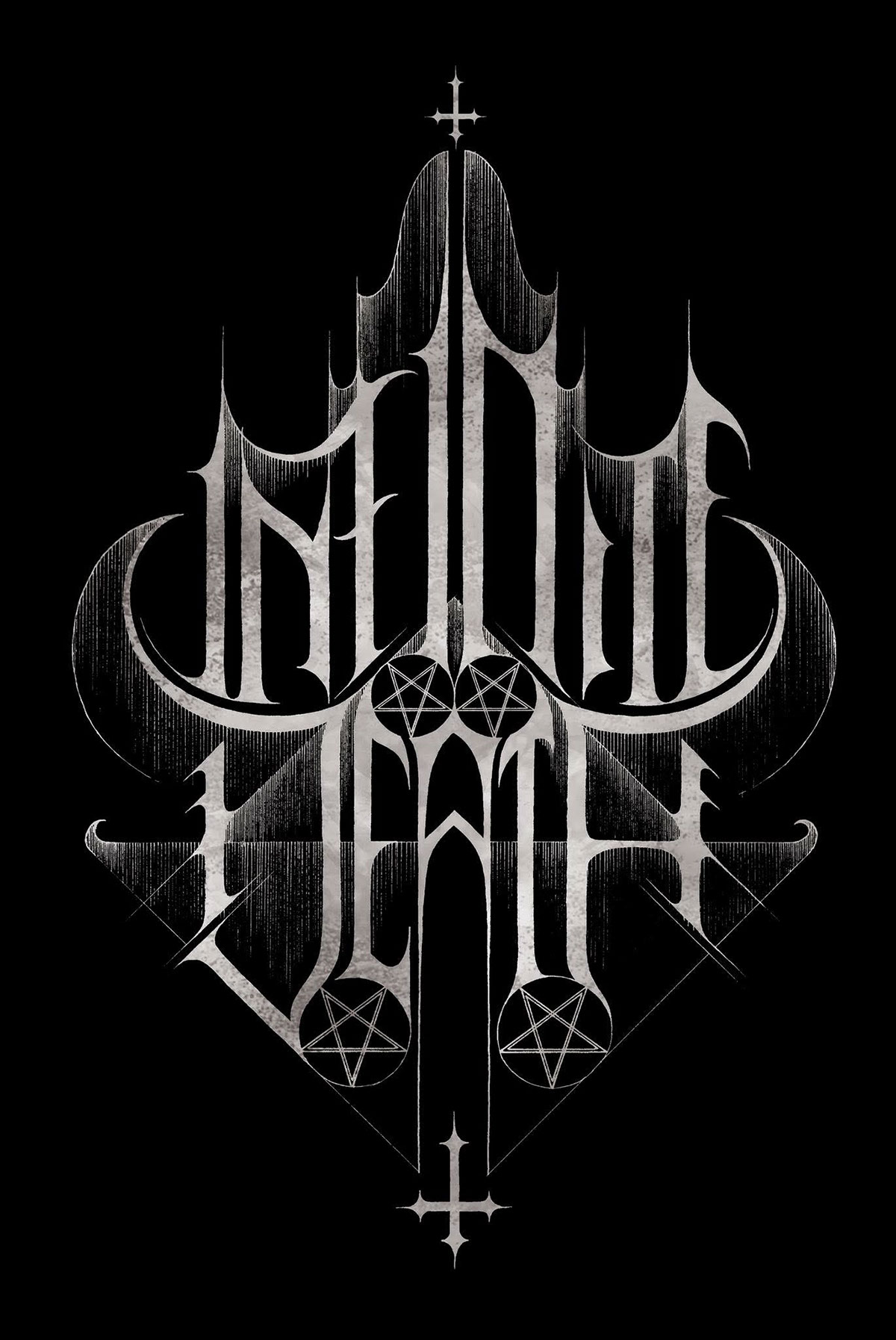 death metal dark art skull venom devil illustranesia