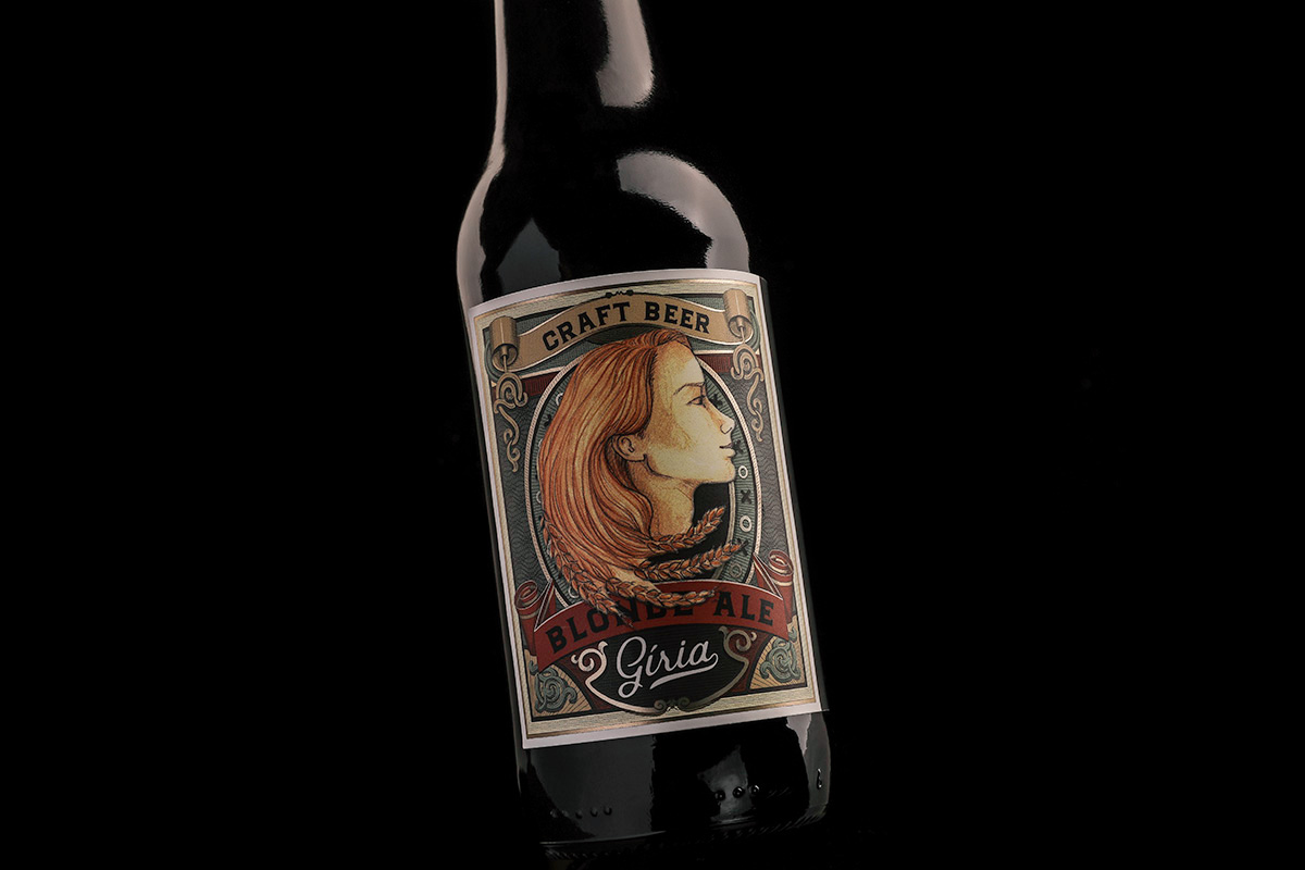 Adobe Portfolio premium identity Logotype branding  gin craft beer design Packaging Unique gourmet
