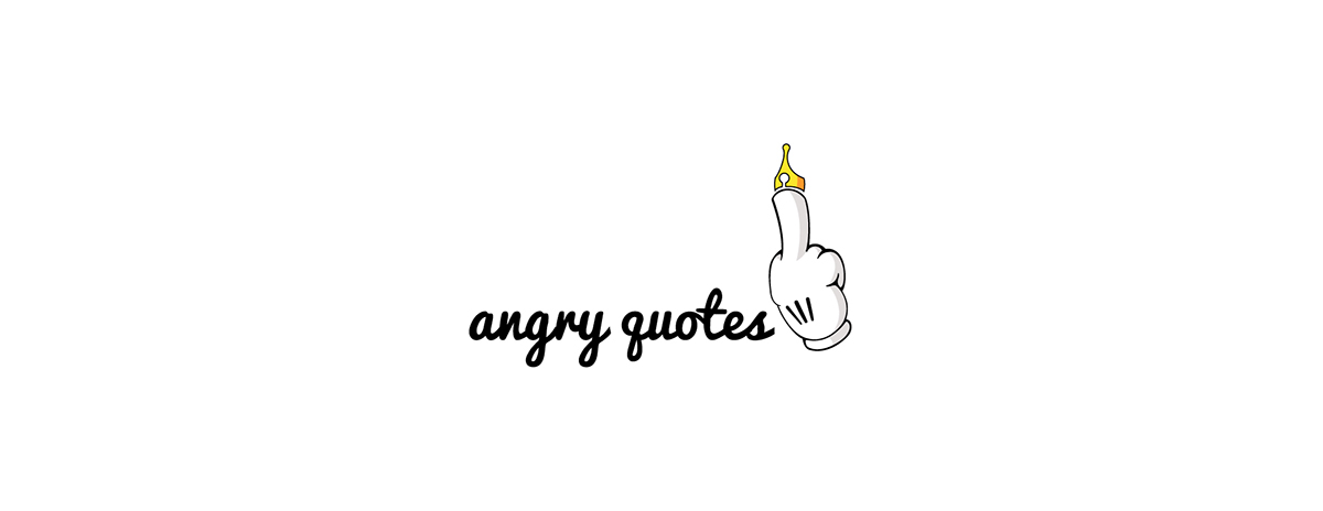 postcard design Quotes angry graphisme