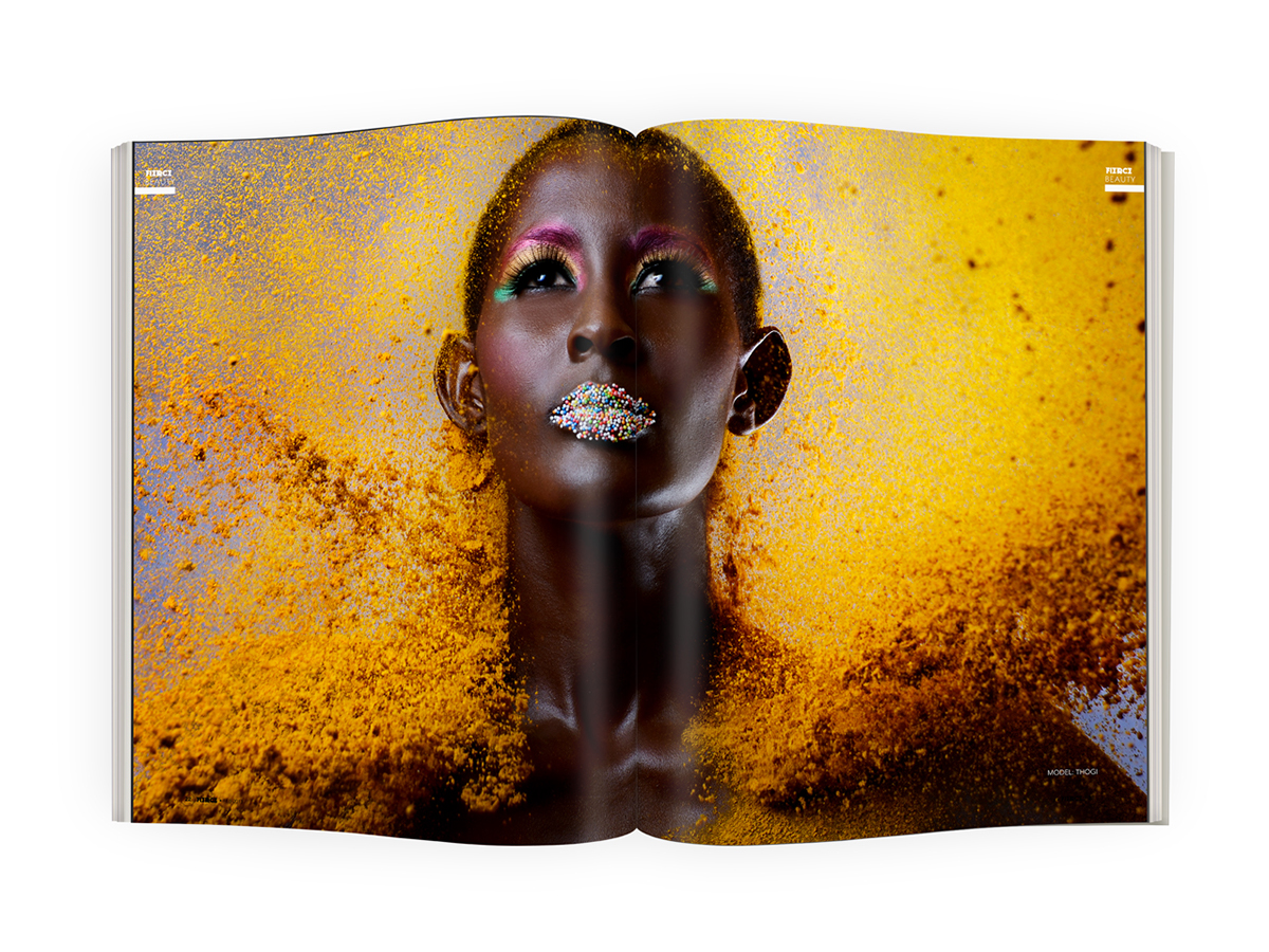 African Fashion kenyan fashion african models Kenyan Photography FIERCE MAGAZINE publication design indesign and layout