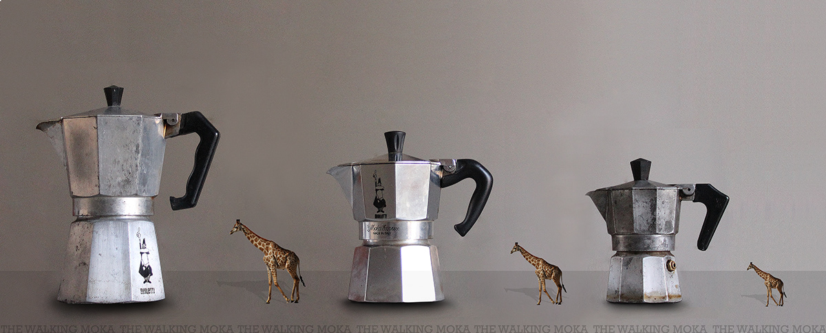 moka coffe design digital animal animals giraffa fantasy industrial