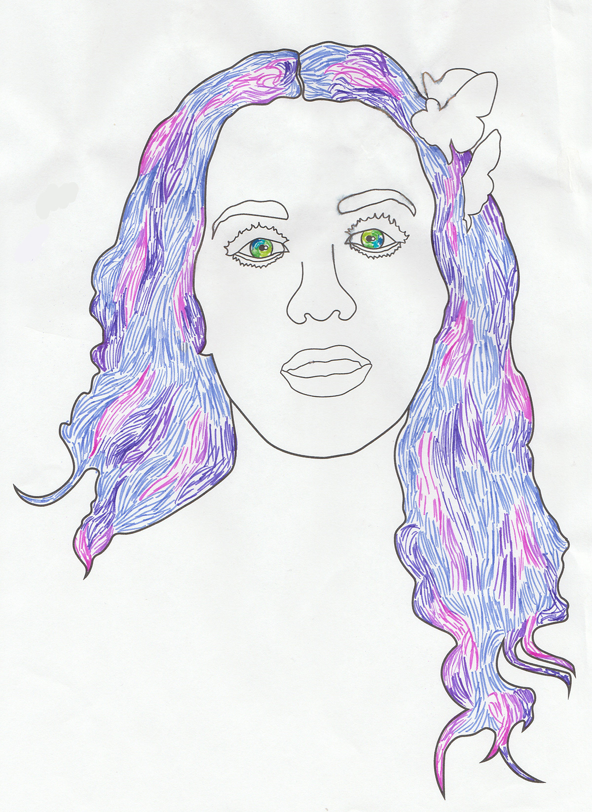 Katy Perry Pop Art pop music pop culture experimental conceptual TRADITIONAL ART felt tip pens portrait bold vibrant vivid Colourful  Daniel Bevis
