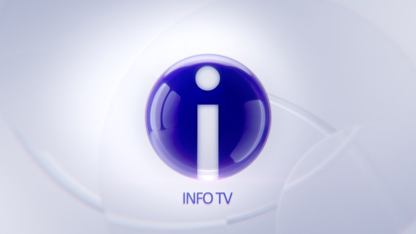 INFO TV pitch styleframes glass sphere television identity