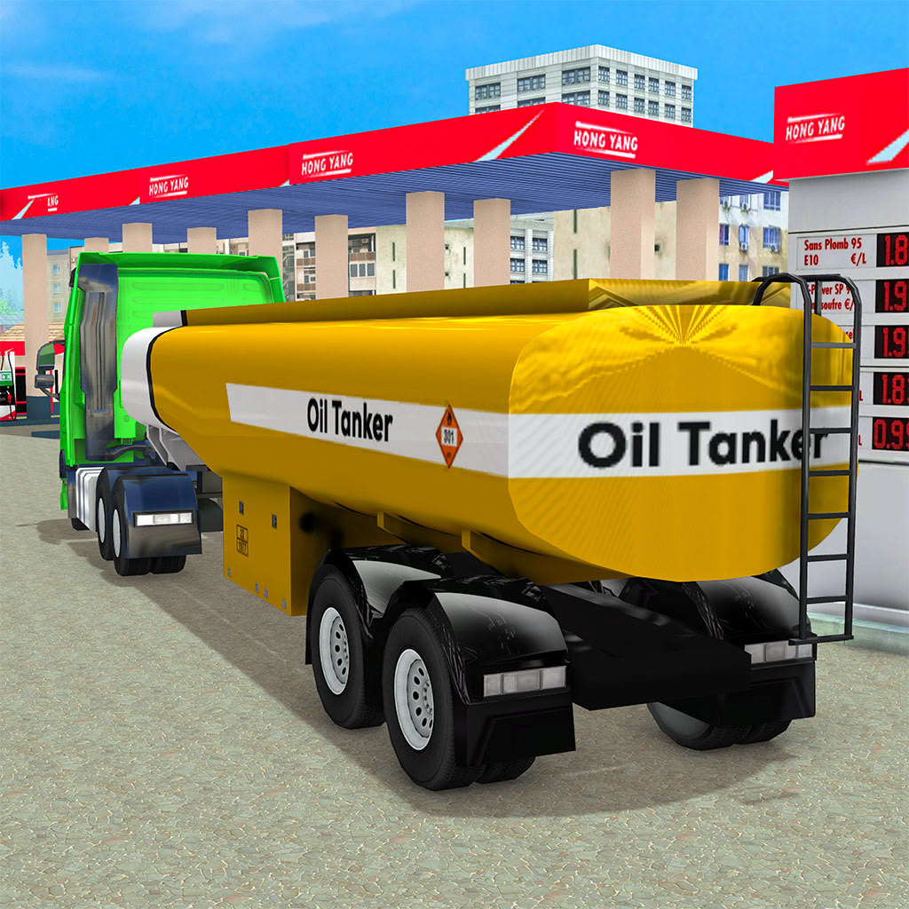 Render OIL TANKER Truck Vehicle 3D Offroad city game design  OIL TANKER SIMULATION Oil Tanker SS for iOS