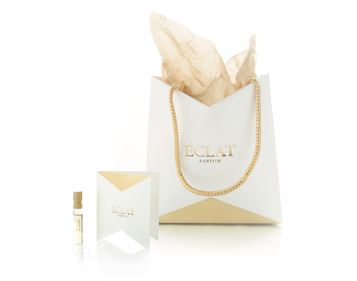 Fragrance Design perfume design luxury packaging gold Amber eclat French glamor bottle design geometry packaging design Packaging inspiration transparent glass packaging