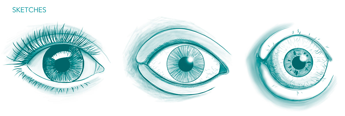 adversting brand cover design digital eye ILLUSTRATION  medicine ophtalmology Pharma